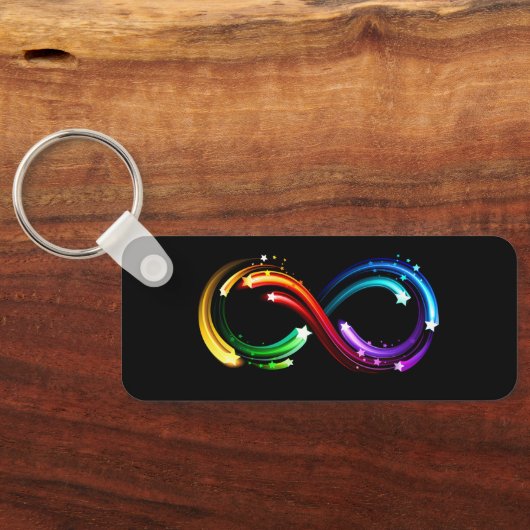 Infinity symbol of rainbow comets キーホルダー (裏面)