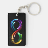 Infinity symbol of rainbow comets キーホルダー (裏面)