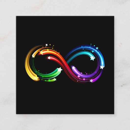 Infinity symbol of rainbow comets コーリングカード (正面)