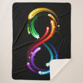 Infinity symbol of rainbow comets シェルパブランケット (正面)