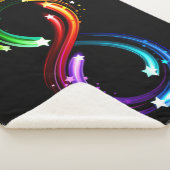 Infinity symbol of rainbow comets シェルパブランケット (3/4)