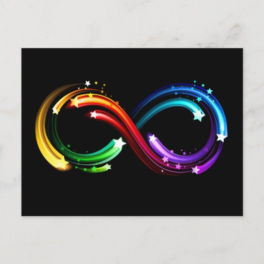 Infinity symbol of rainbow comets シーズンポストカード (正面)