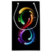 Infinity symbol of rainbow comets スモールペーパーバッグ (裏面)