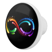 Infinity symbol of rainbow comets セラミックノブ (右)