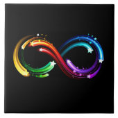Infinity symbol of rainbow comets タイル (正面)