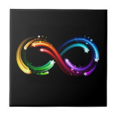 Infinity symbol of rainbow comets タイル (正面)