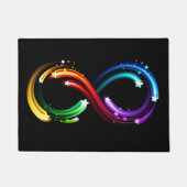 Infinity symbol of rainbow comets ドアマット (正面)