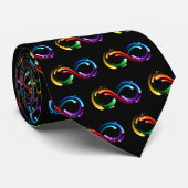 Infinity symbol of rainbow comets ネクタイ (ロール)