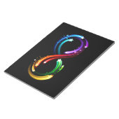 Infinity symbol of rainbow comets ノートパッド (アングル)