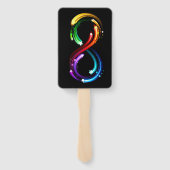 Infinity symbol of rainbow comets ハンドファン (裏面)