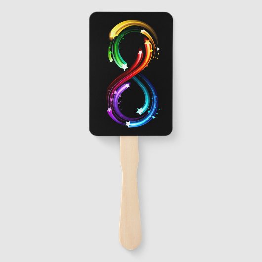 Infinity symbol of rainbow comets ハンドファン (裏面)