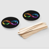 Infinity symbol of rainbow comets ハンドファン (組立なし)