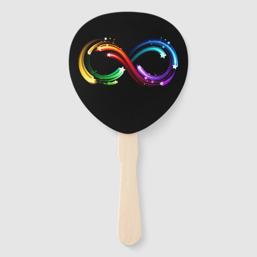 Infinity symbol of rainbow comets ハンドファン (裏面)