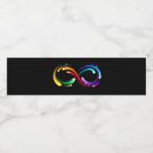 Infinity symbol of rainbow comets ペットボトルラベル (シングルラベル)