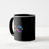 Infinity symbol of rainbow comets マグカップ (正面左)