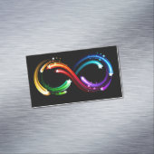 Infinity symbol of rainbow comets マグネット名刺 (インサイチュ)