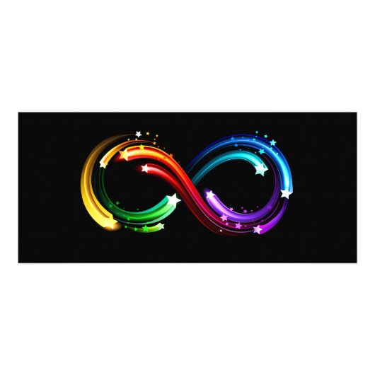 Infinity symbol of rainbow comets ラックカード (正面)