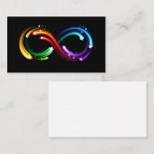 Infinity symbol of rainbow comets 名刺 (正面/裏面)