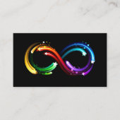 Infinity symbol of rainbow comets 名刺 (正面)