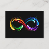 Infinity symbol of rainbow comets 名刺 (正面)