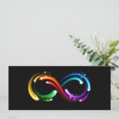 Infinity symbol of rainbow comets 招待状 (スタンド正面)