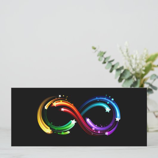 Infinity symbol of rainbow comets 招待状 (スタンド正面)