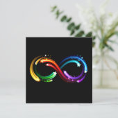 Infinity symbol of rainbow comets 招待状 (スタンド正面)