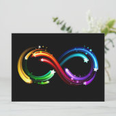 Infinity symbol of rainbow comets 招待状 (スタンド正面)