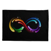 Infinity symbol of rainbow comets 枕カバー (裏面)