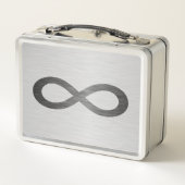 Infinity Symbol on Metal フェイク Texture by STaylor メタルランチボックス (裏面)
