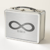 Infinity Symbol on Metal フェイク Texture by STaylor メタルランチボックス (正面)