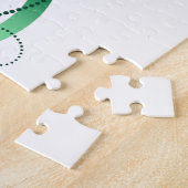 Infinity Symbol with Peacock Feather ジグソーパズル (側面)