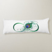 Infinity Symbol with Peacock Feather ボディピロー (裏面)