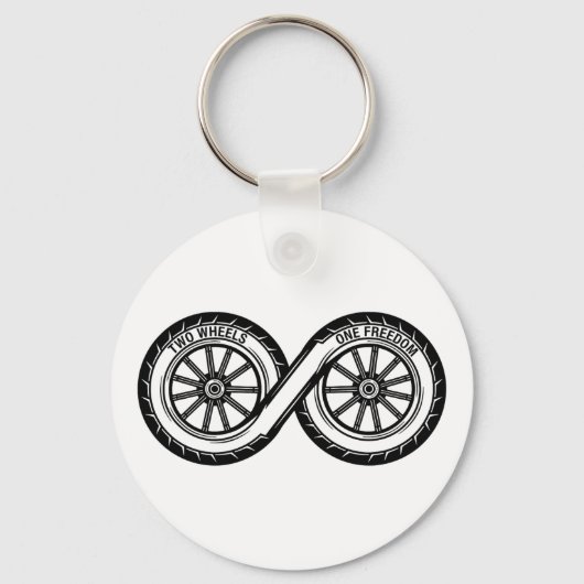 Infinity Two Wheels Freedom キーホルダー (正面)