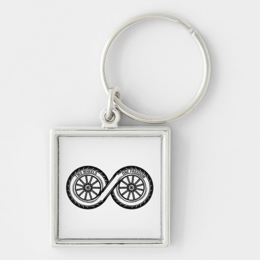 Infinity Two Wheels Freedom キーホルダー (正面)