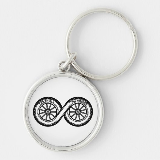 Infinity Two Wheels Freedom キーホルダー (正面)