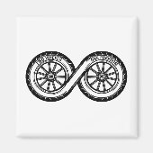 Infinity Two Wheels Freedom マグネット (正面)