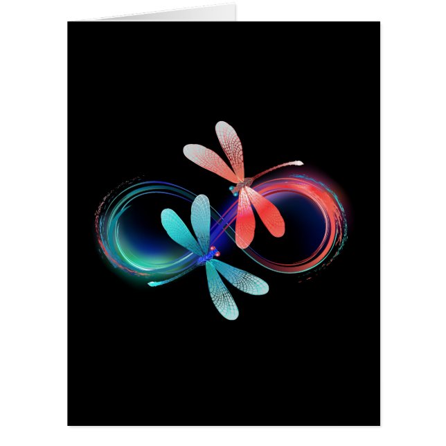 Infinity with glowing dragonflies (正面)