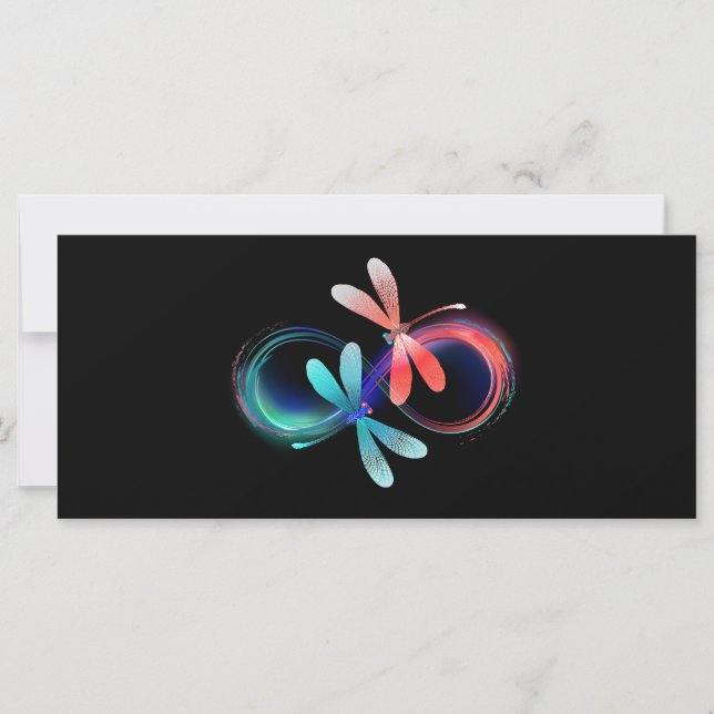 Infinity with glowing dragonflies (正面)