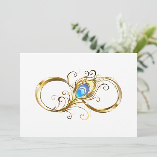 Infinity with Golden Peacock Feather 招待状 (スタンド正面)
