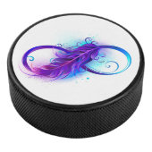 Infinity with Purple Feather アイスホッケーパック (3/4)