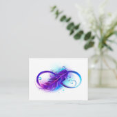 Infinity with Purple Feather アドバイスカード (スタンド正面)