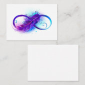 Infinity with Purple Feather アドバイスカード (正面/裏面)