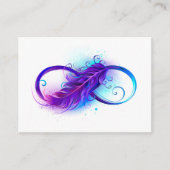 Infinity with Purple Feather アドバイスカード (正面)