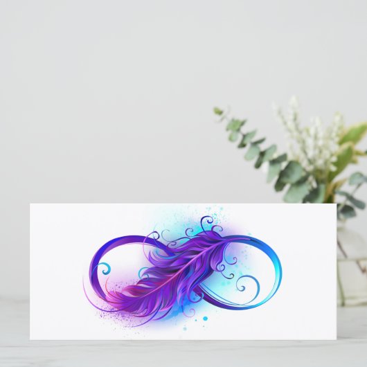 Infinity with Purple Feather カード (スタンド正面)
