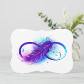 Infinity with Purple Feather カード (スタンド正面)