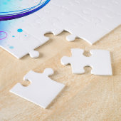 Infinity with Purple Feather ジグソーパズル (側面)