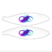 Infinity with Purple Feather ミニバスケットボール (パネル)