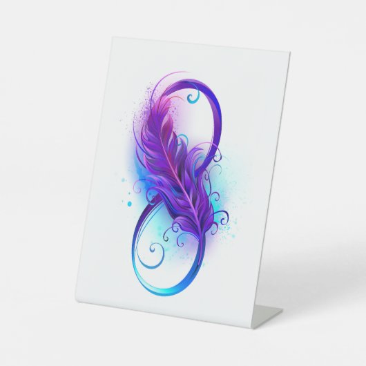 Infinity with Purple Feather 台座サイン (正面)