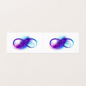 Infinity with Purple Feather 名刺 (外部フラット)